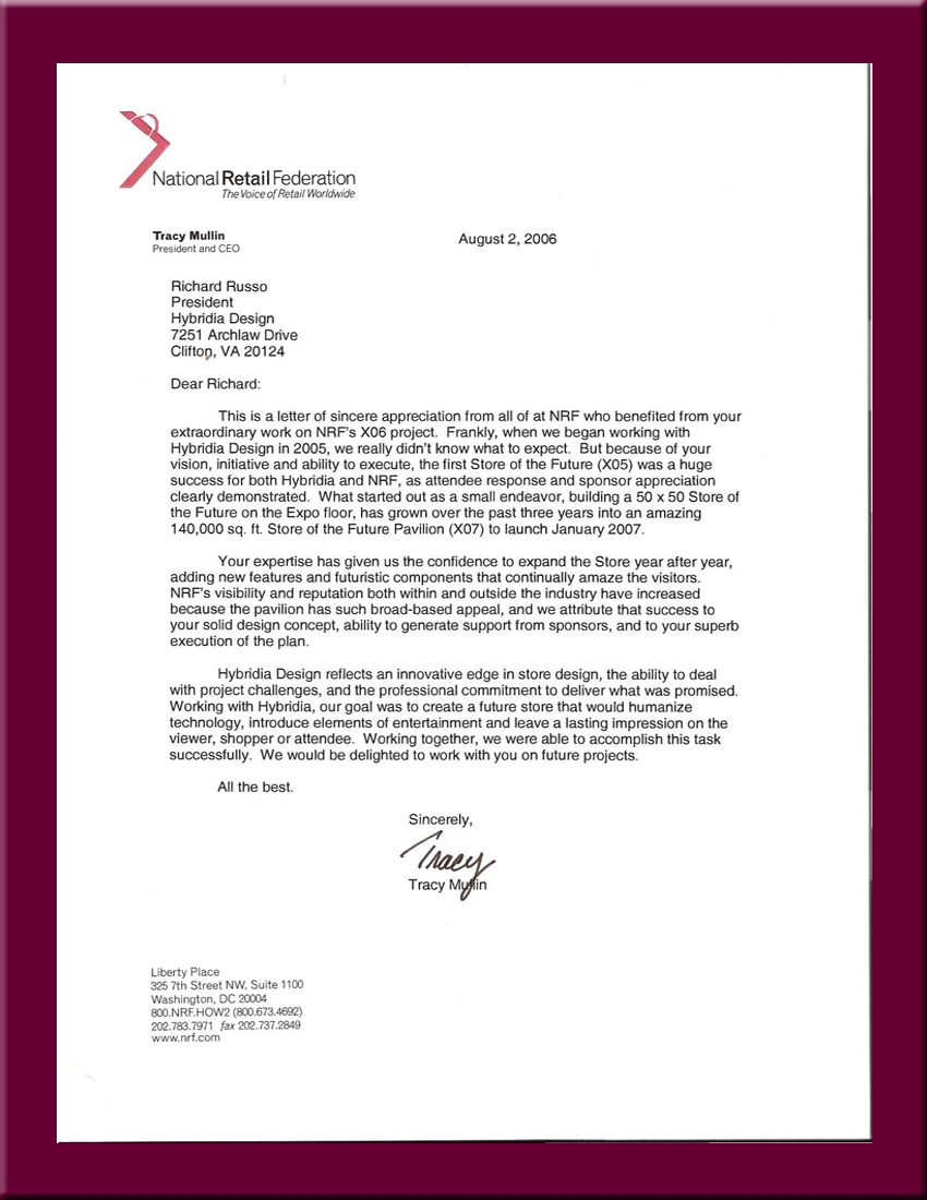 HD-T MULLIN LETTER 2006